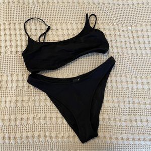 Triangl Swimwear matching bikini set in black